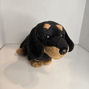 Animal Alley Toys R Us Dachshund Weiner Dog Plush Stuffed Animal Realistic 12"